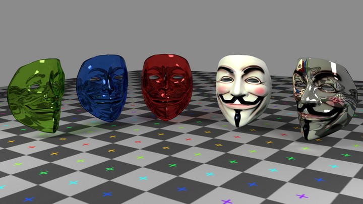 Guy Fawkes Mask On Cycles preview image 1